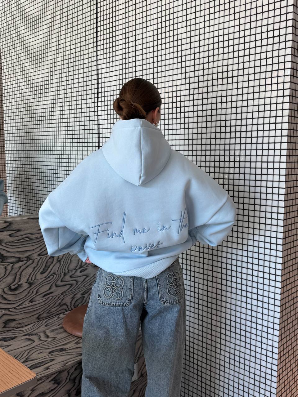 Hoodie «Find me in the waves»