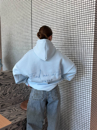 Hoodie «Find me in the waves»