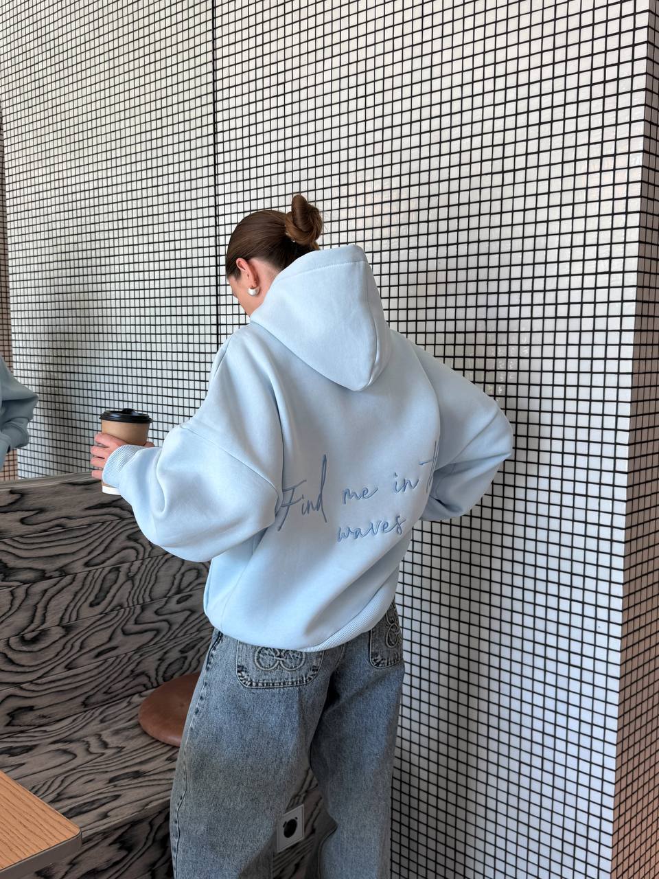 Hoodie «Find me in the waves»