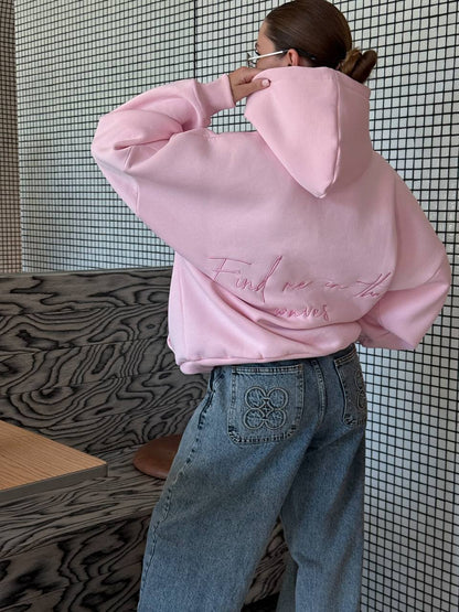 Hoodie «Find me in the waves»